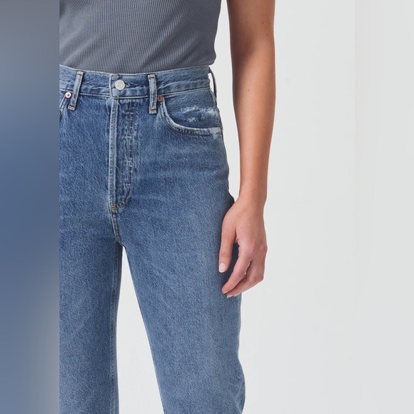 Agolde ~ Riley High Rise Straight Crop ~ Size 28 - Picture 4 of 5